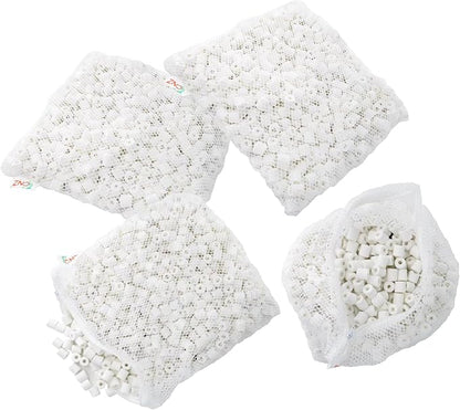 CNZ Premier Bulk Bio Ceramic Rings Filter Media for Aquarium Koi Fish Pond Reef Filter (20-lbs)