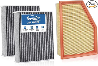 1*Engine Air Filter+2*Cabin Air Filters Set Fit for 2019-2026 BMW X5 X7 X6 (3.0L ONLY), 2017-2023 530i, 530e, 540i, 740i, 840i, 530i xDrive 2.0L/3.0L Car Accessories 64115a1bdb6 13718691835