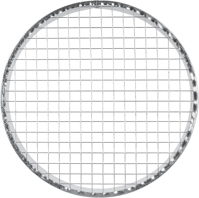 Repa Market Ø10 Inch Duct Cover – Galvanized Steel Round Duct Cap with Mesh Screen – HVAC Exhaust or Intake Vent – Exterior Pipe Air Outlet – Spiral Ventilation Ducting Metal End Plug