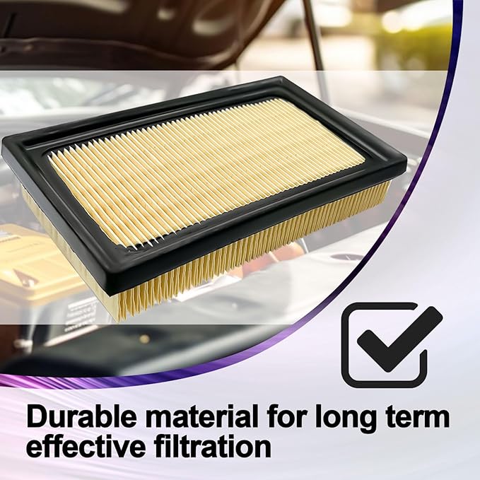 FUN-DRIVING 2 Pack Engine Air Filter for COROLLA Hybrid 1.8L(24-20) PRIUS 1.8L(22-16),PRIUS AWD-E 1.8L(22-19),PRIUS C 1.8L(19-12),PRIUS PRIME 1.8L(22-17) CA11426