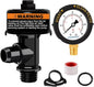 Air Relief Valve with Pool Filter Pressure Gauge, Air Relief Valve Highly Compatible with Pool Filters and Pumps