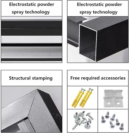 Pool pump covers for outside units, outdoor garbage can enclosures, aluminum outdoor garden air conditioner cover, sturdy and durable, noise-proof, suitable for gardens, balconies, walls ( Color : FOU
