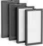 AP400 Official Genuine Replacement Filter Set, 4-Pack with 2 H13 True HEPA Filters and 2 Activated Carbon Filters, Designed by Original Manufacturer, Easy Installation