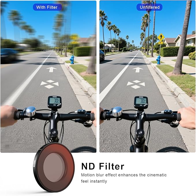 Haoge Filter Set for DJI Osmo Nano,Includes CPL,ND16, Black Diffusion 1/4, Osmo Nano Accessories, Ultra Slim Aluminum Frame HD Optical Glass with Screen Protector