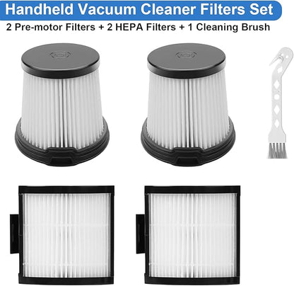 IW3511 IW1120 Filters for Shark Detect Pro Vacuum IW4625 IW3120 IW3615, 2 HEPA Filter + 2 Pre-motor Dust Filter, Shark Vacuum Filter Replacement