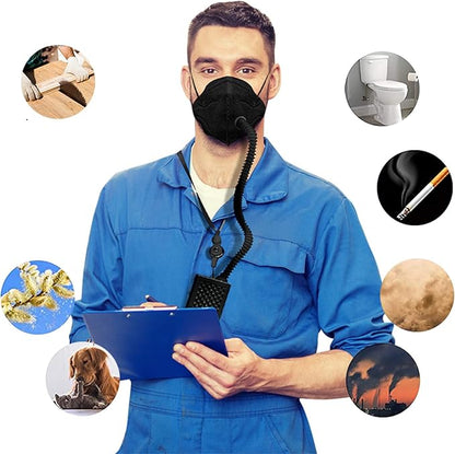 Electric Wearable Air Purifier Maskes,Air Supply,With HEPA Filter,for Dust Work,Painting, Machine Polishing, Welding