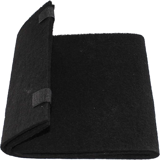 Cut to Fit Activated Carbon Filter Sheet 10x49" Compatible with Honeywell Furnace HVAC, Universal Air Purifier Charcoal Filter Roll for HVAC, AC, Window, Range Hood by LifeSupplyUSA (2-Pack)