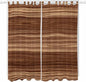 Brown Western Living Room Curtains 96 Inch Length, Window Curtains Tab Top, Vintage Farmhouse Wood Barn Door Light Filtering Window Treatments Drapes 52"x96" 2 Panel