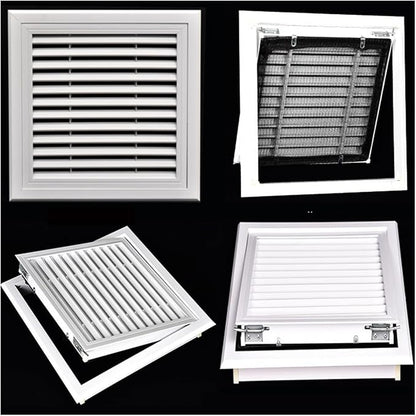 Return Air Filter Grille Vent Cover Removable, Louvered Access Panel, Removable Access Panel, HVAC Vent Cover Grill(18 x 46 in)