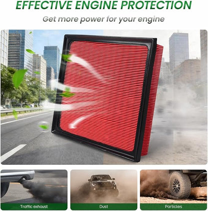 Engine Cabin Air Filter Compatible with ES350 (2013-2018), NX200t (2015-2017), RX350 (2010-2015), Avalon (2013-2018), Camry (2012-2017), Highlander (2014-2019), Sienna (2011-2019)