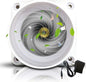 2 Inch Inline Duct Ventilation Fan HVAC Vent Blower 22 Cfm Quiet Ventilation Booster for Hydroponics Grow Tent Pet Room (Color : White, Size : NO Adjustable Speed)