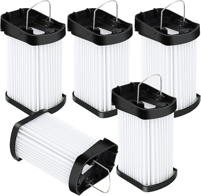 5 Pack WV401 Replacement Fabric Filter for Shark Cordless Handheld Vacuum WV401BL WV401PK WV403BR WV410PR WV410CO WV410BL WV410GN WV410TL, Compare to Part XFFWV400