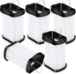 5 Pack WV401 Replacement Fabric Filter for Shark Cordless Handheld Vacuum WV401BL WV401PK WV403BR WV410PR WV410CO WV410BL WV410GN WV410TL, Compare to Part XFFWV400