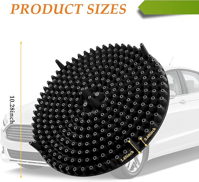 Car Wash Bucket,10.28 Inch Diameter Car Wash Filter for Collecting Sediment & Grit,Universal Essentials Car Cleaning Accessories for Most Cars Trucks SUVs (Black)