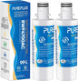 PUREPLUS 9980 Replacement for LG LT1000P Kenmore ADQ747935, LT1000, LT1000PC, MDJ64844601, ADQ74793501, ADQ74793502, LMXS28626S, LMXS30796S, Refrigerator Water Filter, Model: RWF4700AC, 2Pack