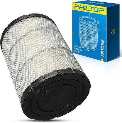 PHILTOP 46637 Engine Air Filter Compatible with Donaldson B085011, Baldwin PA2818, Fram CA6818, Cummins 3912020, Hasting AF2329, Napa 6637, Wix 46637