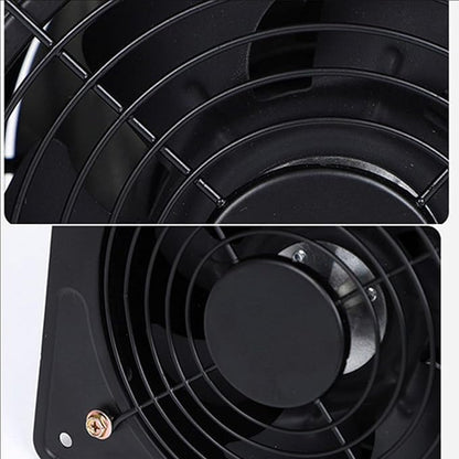 10 inch, High Speed Explosion-Proof Garage Ventilation Fan 6-10 Inch 220V Low Noise Metal Bathroom Exhaust Smoke Fan for Home Use, Greenhouse Easy to Store