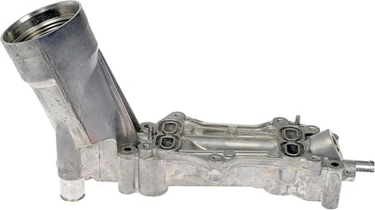 Dorman 926-959 Patented Upgraded Aluminum Engine Oil Filter Housing with Oil Cooler and Filter Compatible with Select Models (OE FIX)