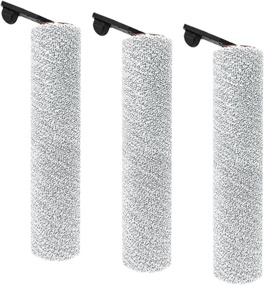1/3pcs Floor Scrubber Roller Brush Main Brush ，Compatible For MOVA X4 Pro， Wet Dry Vacuum Cleaner Home Appliance Accessories(3pcs)