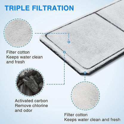 HiTauing 8 Pack PF-L Carbon Cartridge for Silenstream PF20, PF30, PF40 and PF75 Power Filters