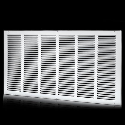 30x14 Return Air Grille(Duct Opening Size),Air Return Vent Cover,Flat Vent Cover,Rejillas De Aire Acondicionado Para Casa,Return Air Grilles,Outer Dimensions:31.75"Wx15.75"H(30"W x 14"H, Duct Opening)