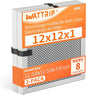 2-Pack 12x12x1 MERV 8 Reusable & Washable Electrostatic Air Filters - Long-Lasting Filter for HVAC, Furnace & Air Conditioner Units, Actual Size: 11-5/8” x 11-5/8” x 7/8”