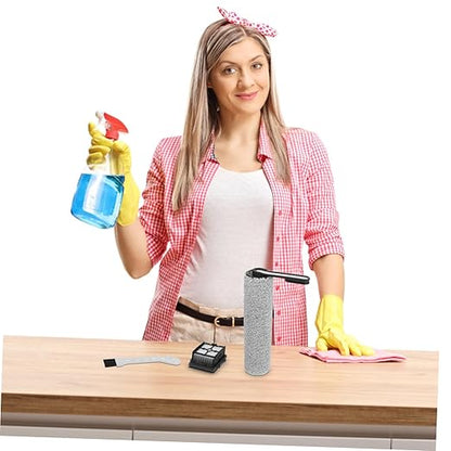 1set Floor Scrubber Brush Replacement Kit Slim Rollers Filters and Brush for Compatibility Performance and Odor Removal