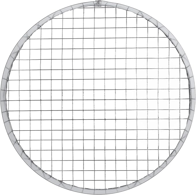 Repa Market Ø10 Inch Duct Cover – Galvanized Steel Round Duct Cap with Mesh Screen – HVAC Exhaust or Intake Vent – Exterior Pipe Air Outlet – Spiral Ventilation Ducting Metal End Plug