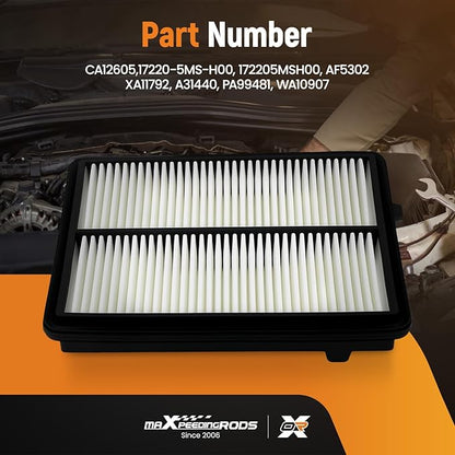 maXpeedingrods CA12605 Engine Air Filter Fit for Acura RDX 2.0L 2019-2025, Replacement for 17220-5MS-H00, 172205MSH00, AF5302, XA11792, A31440, PA99481, WA10907