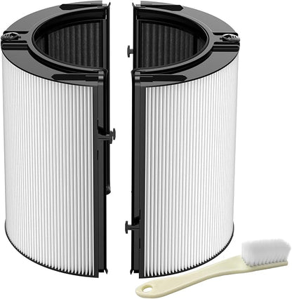 Combi 360°Glass HEPA+Activated Carbon Filter For Dyson HP1 HP2 TP09 TP07 TP06 TP04 TP10 TP7A HP04 HP06 HP07 HP09 HP10 HP4A HP7A PH01 PH02 PH03 PH04 PH3A DP04 PC1 PC2 Air Purifier, #965432-01