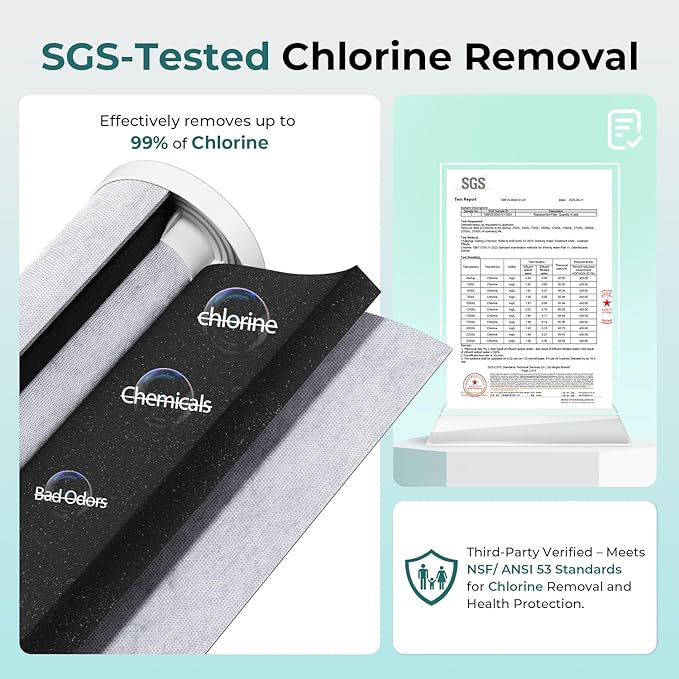 iSpring WGB21B-KS 2-Stage Whole House Water Filtration System with 10" x 4.5" Sediment CTO(Chlorine, Taste and Odor) Filter,KDF+GAC filter, Removes Chlorine, Iron, Lead, Odor and More, 1" Inlet/Outlet