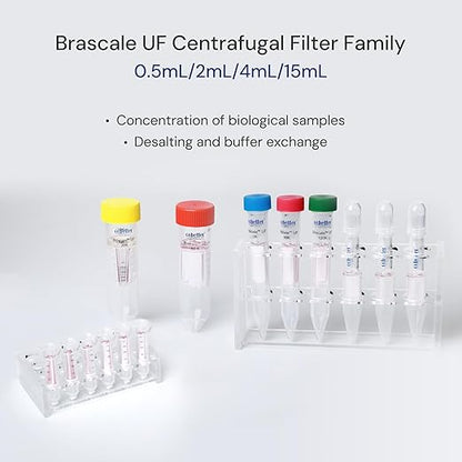 300kDa Ultra Centrifugal Filter Unit, 0.5mL, Regenerated Cellulose RC Membrane, Snap Caps (24/PK)