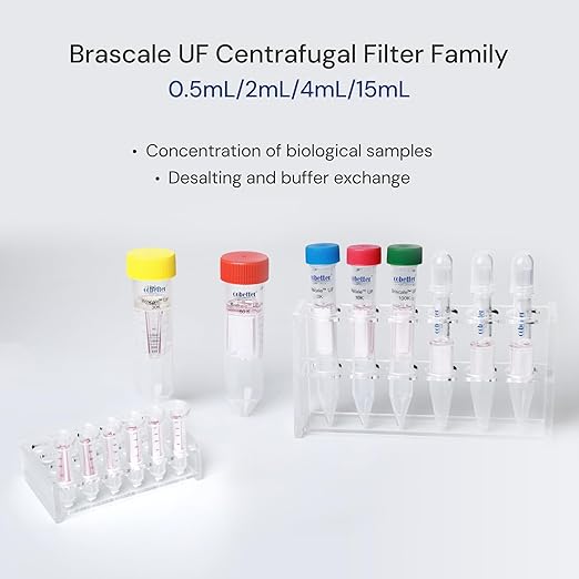 30kDa Ultra Centrifugal Filter Unit, 0.5mL, Regenerated Cellulose RC Membrane, Snap Caps (24/PK)