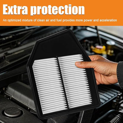 Engine Air Filter 17220-R40-A00 Compatible with Honda Models - Accord 2008 2009 2010 2011 2012,XGA10467,AF1347, A3164C,Crosstour 2012 2013 2014 2015 - L4 2.4L - Replace# 17220-R40-A00