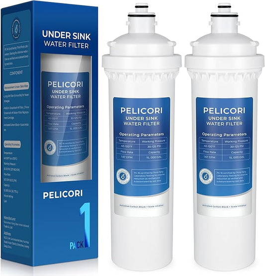 Oceanloch-m Water Filter Replacement, Compatible with C Pure Oceanloch-m Filtration System 7900clokitm, 1 Micron Rating, 1.67 GPM Flow Rate (2 Pack)