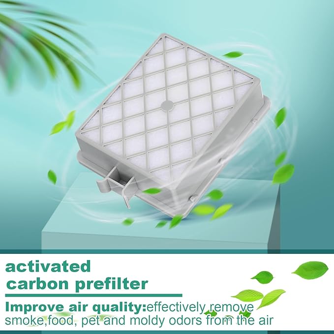 Tondiamo Style P Filter Bundle Compatible with Aerus Lux Guardian Platinum Canister Vacuum Cleaner Carbon Pre and 1 Long Life After Filter with Handle