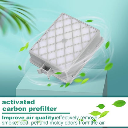 Tondiamo Style P Filter Bundle Compatible with Aerus Lux Guardian Platinum Canister Vacuum Cleaner Carbon Pre and 1 Long Life After Filter with Handle