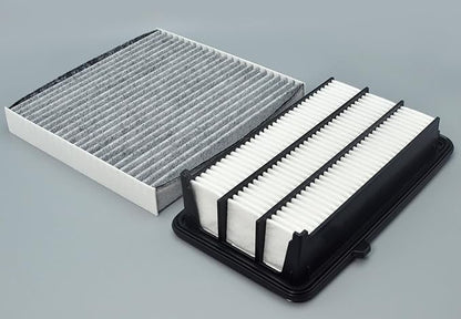 Engine & Cabin Air Filter Kit for Honda CRV 2017-2022 1.5L L4 Only, Civic 2016-2021 1.5L, Replace 172205AAA00, XA10498, 80292TF0G01