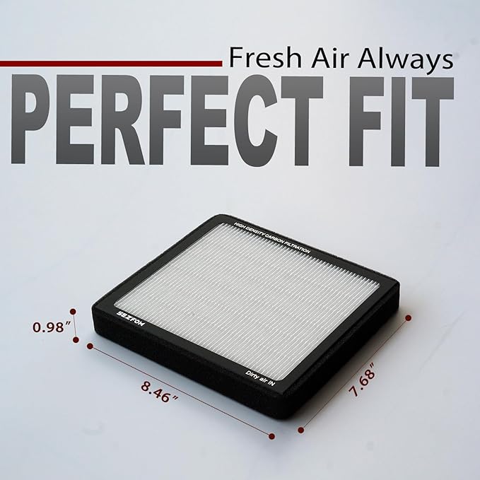 Cabin Air Filter for Toyota 4Runner Highlander RAV4 Tundra Camry Corolla Prius Sienna Avalon (2010-2019) Lexus ES RX NX Subaru Outback,Dual layer Air Filter Replacement with Activated Carbon
