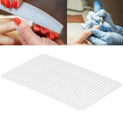 Filter Replacement for YM8A Nail Dust Collector, Stainless Steel Accessory Effectively Captures Dust During Filing and Polishing, Rust Free and Durable Design, 19.8 x 12.4cm