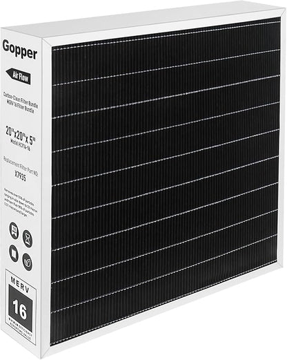 X7935 20x20x5 Air Filter MERV 16, Replacement Media for HCC14-23 HCF14-16 len-nox Air Filters, honey-well Models FC100A1011 and FC200E1011