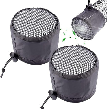 Grow Tents Vent - Dustproof Duct Filter, Flexible Vent Cover Tent with Two Pieces, Indoor Accessory Greenhouse Laundry Kitchen Rv, Grow Ten Covers for Plant Tent Airflow Control X0.39 Inches