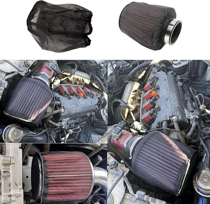 Air Filter Protective Cover, Universal Air Intake Filter Sock Cover Air Cleaner Protective Cover forHigh Flow Air Intake Filters (Large)