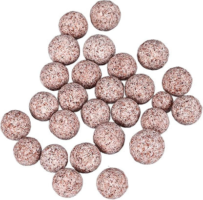 Pssopp Fish Bio Balls, Superior Filtration Efficiency Fish Biofiltration Media Ceramic Ball for Fish Aquarium Filtration