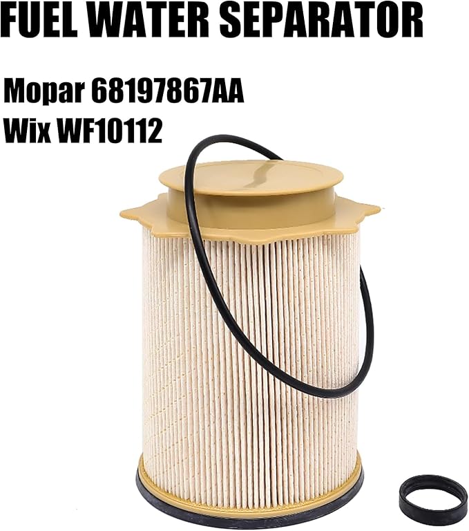 6.7 Cummins Diesel Filters Kit Compatible with 2013-2018 Ram 2500 3500 4500 5500 6.7L Cummins Diesel Oil Fue Engine Cabin Air Separator Filtration 5083285AA 53034051AB 68406048AA 68157291AA 68197867AA