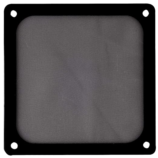 Silverstone, (FF123B-USA) Black Ultra Fine Fan Filter with Magnet for 120mm Case Fan, Air Vent