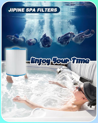 PAS50SV Hot Tub Filter Replaces Artesian Spa Filter, Magnum AR50, PAS50SV-F2M, 6CH-502, FC-0311,06-0006-12,Master Deluxe M60506,Baleen AK-90161,Excel Filters XLS-604 Spa Filter, 2 Pack
