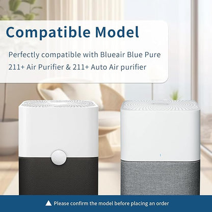 2-Pack Premium Filter Replacement Compatible with 211+ Air Purifier, 2-in-1 Replacement Filter
