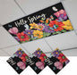 Fluorescent Light Covers for Ceiling Lights Hello Spring Magnetic Light Filters 3 Pack 4x2 ft Butterfly Colorful Spring Floral Ceiling Lights Cover for Classroom Office School Home Drop Lamp Decor