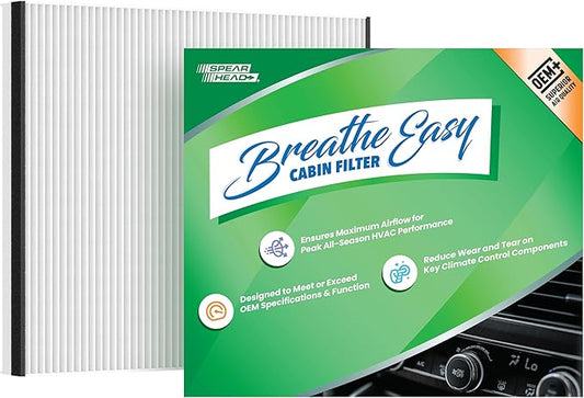 Spearhead OEM+ Particulate Breathe Easy Cabin Filter | Fits 13-18 C-Max, 13-19 Escape, 12-18 Focus, 17-22 GT, 14-23 Transit Connect, 15-19 MKC Like OEM | Max Airflow & Enhanced Performance (BE-920P)